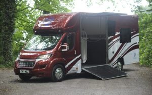 Red and White Horsebox